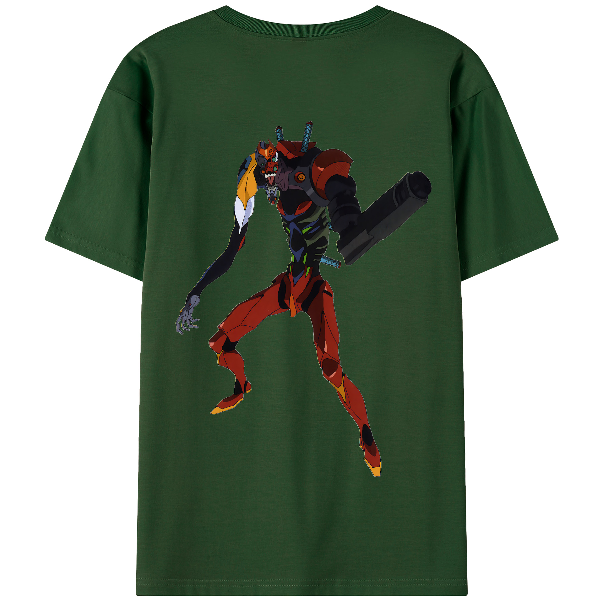 （画像用） EVA 新世紀エヴァンゲリオン 綿100％半袖Tシャツ（背面プリント）